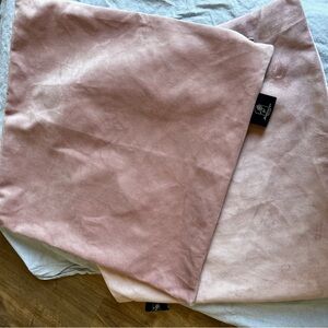 Pink Velvet Pillow Covers